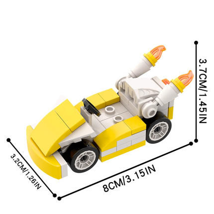 Wario Custom Mario Kart Racing MOC