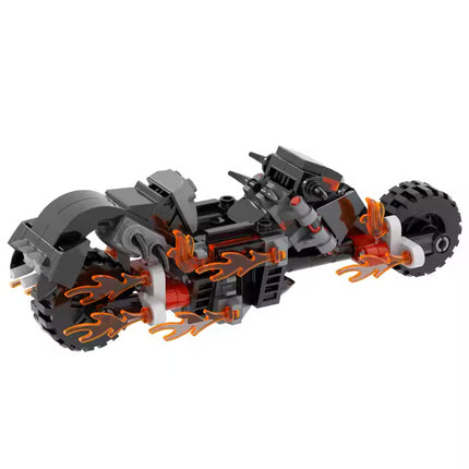 Ghost Rider Hell Cycle Custom Marvel Superhero MOC