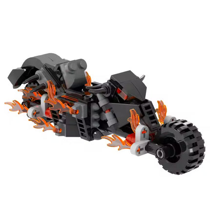 Ghost Rider Hell Cycle Custom Marvel Superhero MOC