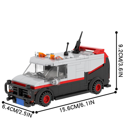 The A-Team GMC Vandura Van Custom MOC