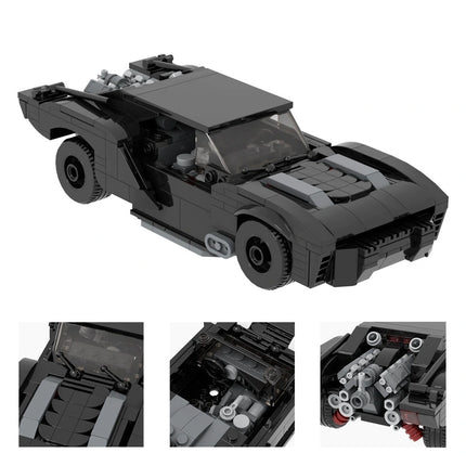 The Batman (2022) Batmobile Custom DC Superhero MOC