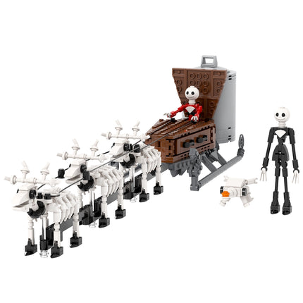 Nightmare Before Christmas Jack Skellington Sleigh Custom MOC