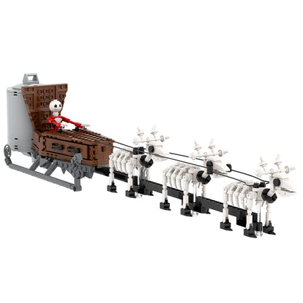 Nightmare Before Christmas Jack Skellington Sleigh Custom MOC