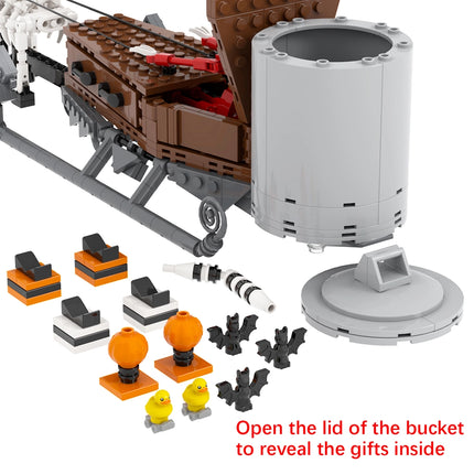 Nightmare Before Christmas Jack Skellington Sleigh Custom MOC