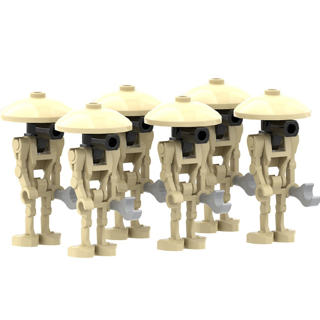 6 x DUM-series Pit Droid custom Star Wars Minifigure