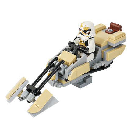 Zephyr-G Swoop Bike with Sandtrooper Star Wars MOC