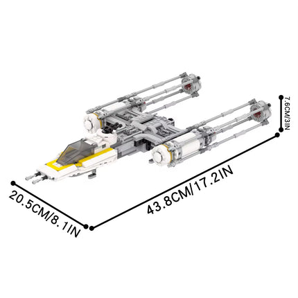 Y-Wing Starfighter Custom Star Wars MOC