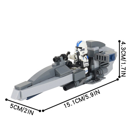 BARC Speeder Bike Custom Star Wars MOC