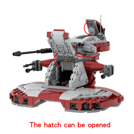 Armored Assault Tank (AAT) Red Custom Star Wars MOC