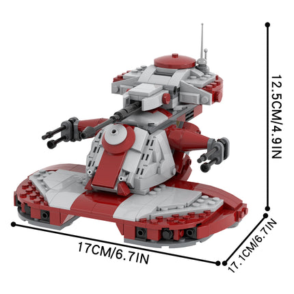 Armored Assault Tank (AAT) Red Custom Star Wars MOC