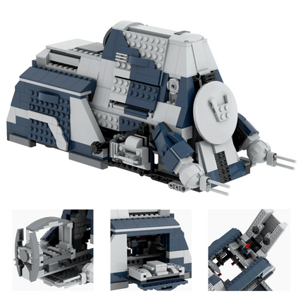Multi-Troop Transport (MTT) Custom Star Wars MOC