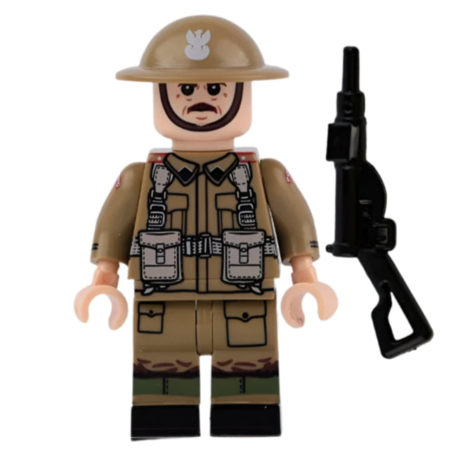 WW2 Poland 5th Kresowa Infantry Division Soldier Custom Military Minifigure