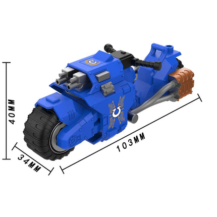 Ultramarines Space Marine Outriders Warhammer 40K Minifigure