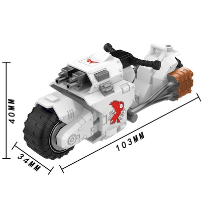 White Scars Space Marine Outriders Warhammer 40K Minifigure