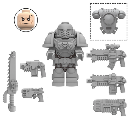 Space Marine (Blank) Warhammer 40K Minifigure