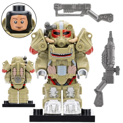 T-60 Power Armor (Hot Rod Shark) Custom Fallout Minifigure