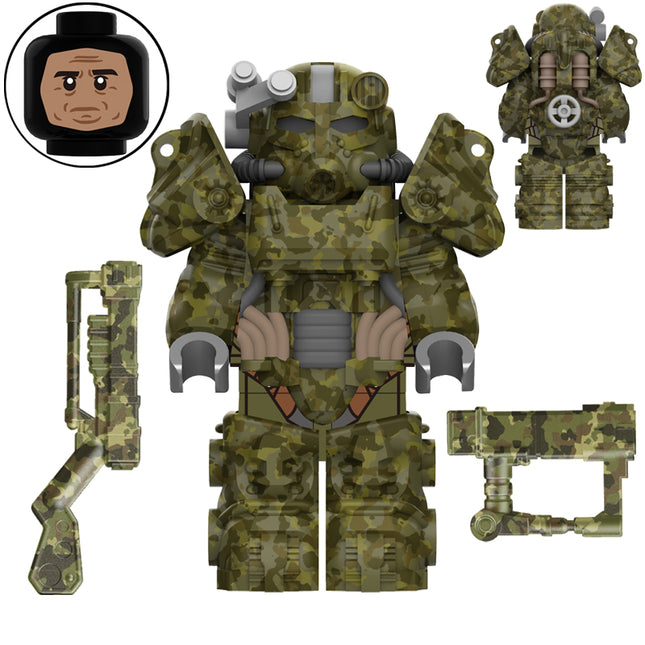 T-60 Power Armor (Camo) Custom Fallout Minifigure