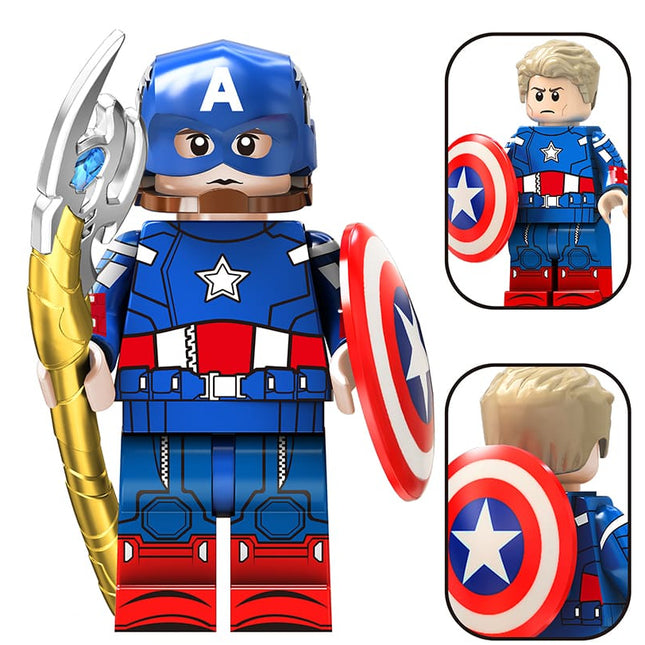 Captain America (Endgame) Custom Marvel Superhero Minifigure