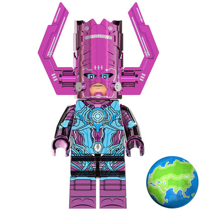 Galactus (Chrome) (Fantastic Four First Steps) Custom Marvel Superhero Minifigure