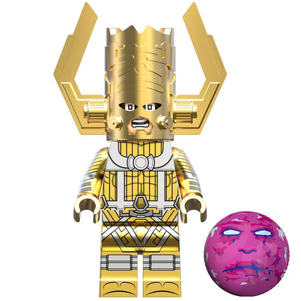 Galactus (Gold) (Fantastic Four First Steps) Custom Marvel Superhero Minifigure