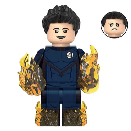 Human Torch (2005 Fantastic Four) Custom Marvel Superhero Minifigure