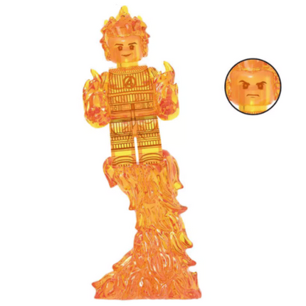 Human Torch (Fantastic Four First Steps) Custom Marvel Superhero Minifigure