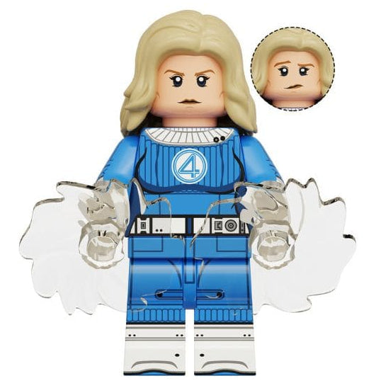 Invisible Woman (First Steps) Custom Marvel Superhero Minifigure