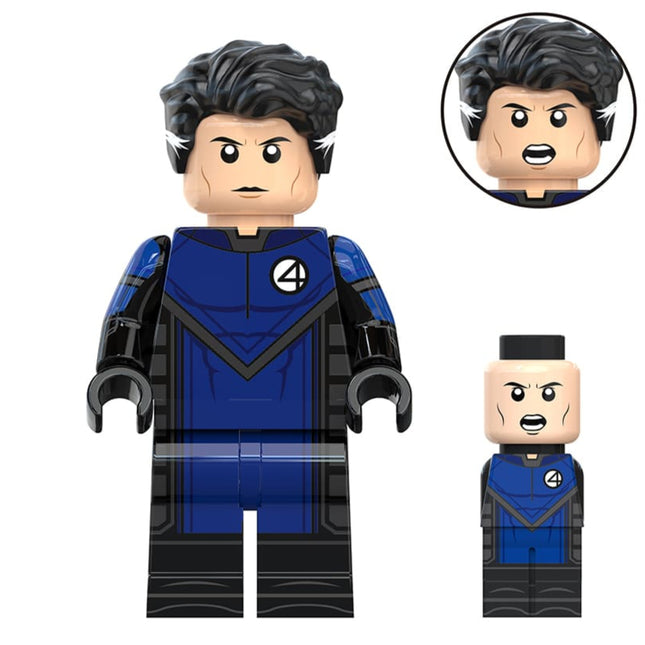 Mr Fantastic (2005 Fantastic Four) Custom Marvel Superhero Minifigure