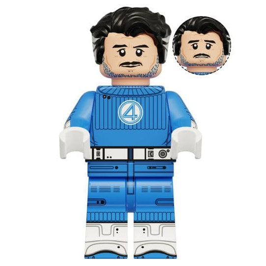 Mr Fantastic (First Steps) Custom Marvel Superhero Minifigure
