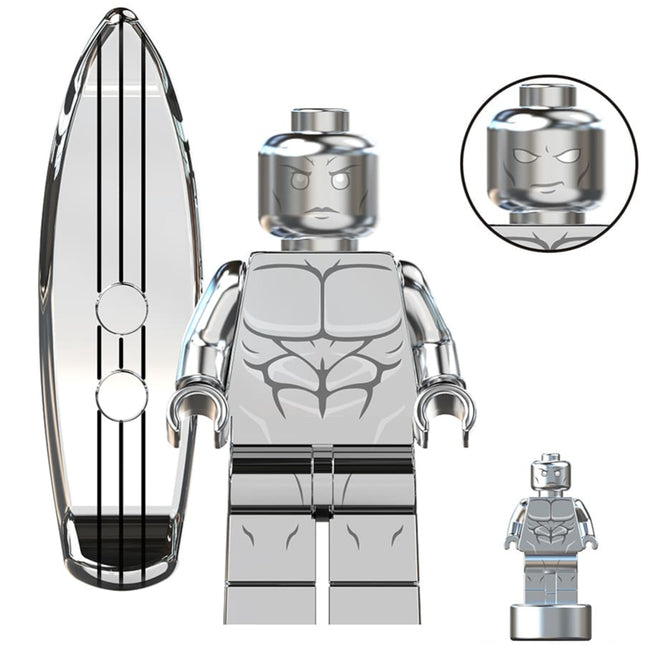 Silver Surfer (Rise of the Silver Surfer) Custom Marvel Superhero Minifigure