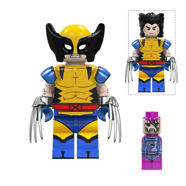 Wolverine (Classic) Custom Marvel Superhero Minifigure