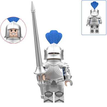Goth Knight Custom Medieval Knight Minifigure