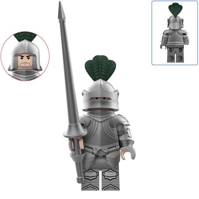 Goth Knight Custom Medieval Knight Minifigure
