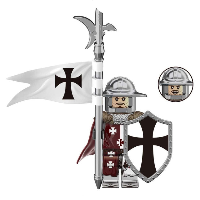 Knight of Tripoli Bannerman Custom Crusade Minifigure