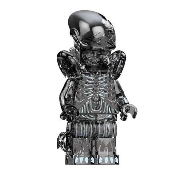 Aliens Transparent Black Xenomorph Minifigure