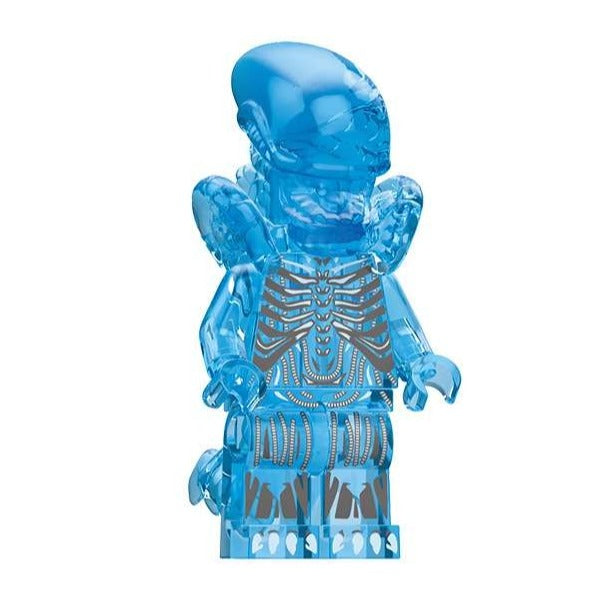 Aliens Transparent Blue Xenomorph Minifigure
