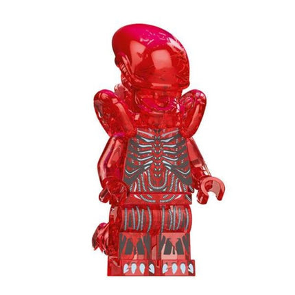 Aliens Transparent Red Xenomorph Minifigure