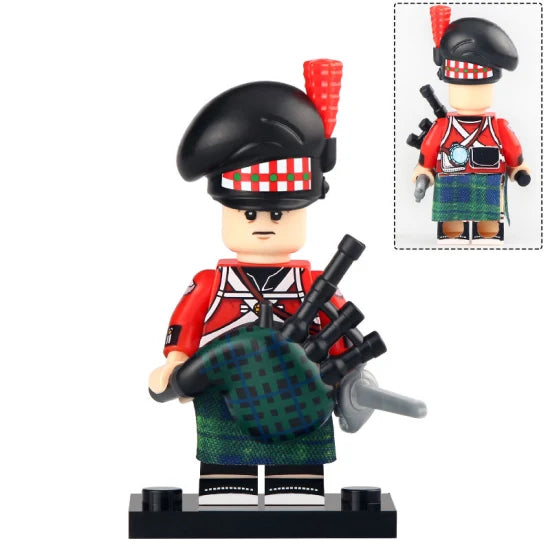 Scottish Bagpipe Regiment Soldier Minifigure