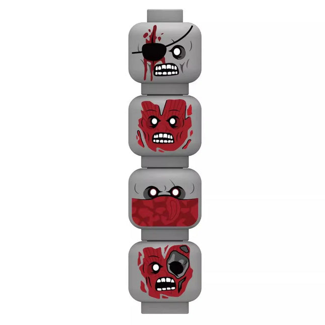Zombie Minifigure Heads Custom Accessory