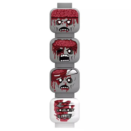 Zombie Minifigure Heads Custom Accessory