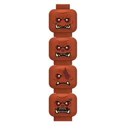 Orc Minifigure Expression Heads Custom Accessory