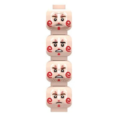 Military Minifigure Expression Heads Custom Accessory