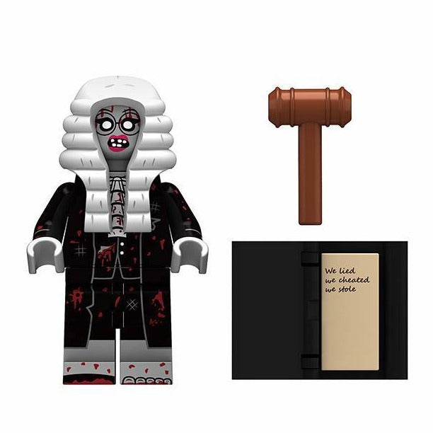 Judge Zombie Custom Horror Minifigure