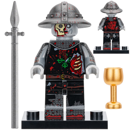 Crusaders Soldier Zombie Custom Horror Minifigure