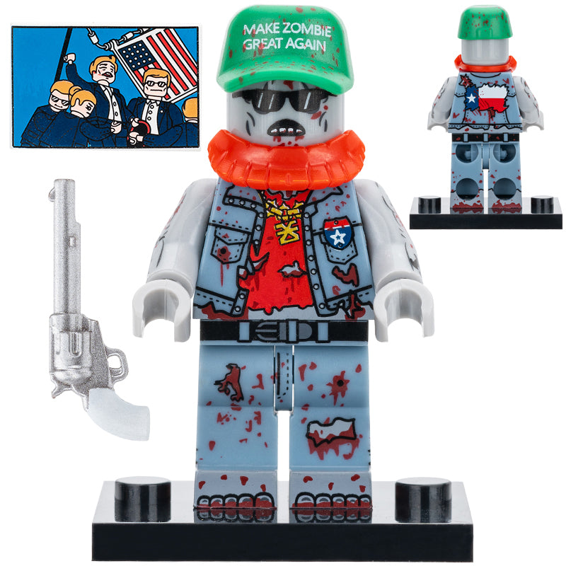 Lego Custom Zombie MZGA Zombie Custom Horror Minifigure