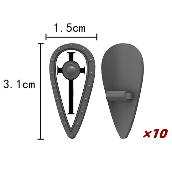 Medieval Army Shield Accessory Set