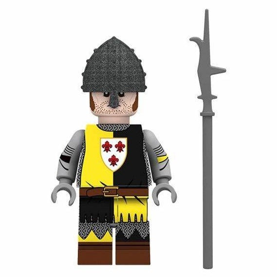 Medieval Knight with Bec De Corbin Custom Minifigure