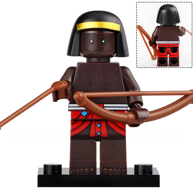 Nubian Archer Ancient Egypt Custom Minifigure