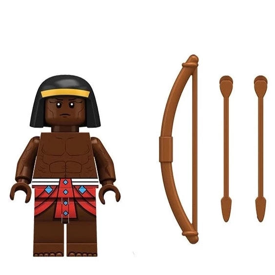 Nubian Archer Ancient Egypt Custom Minifigure