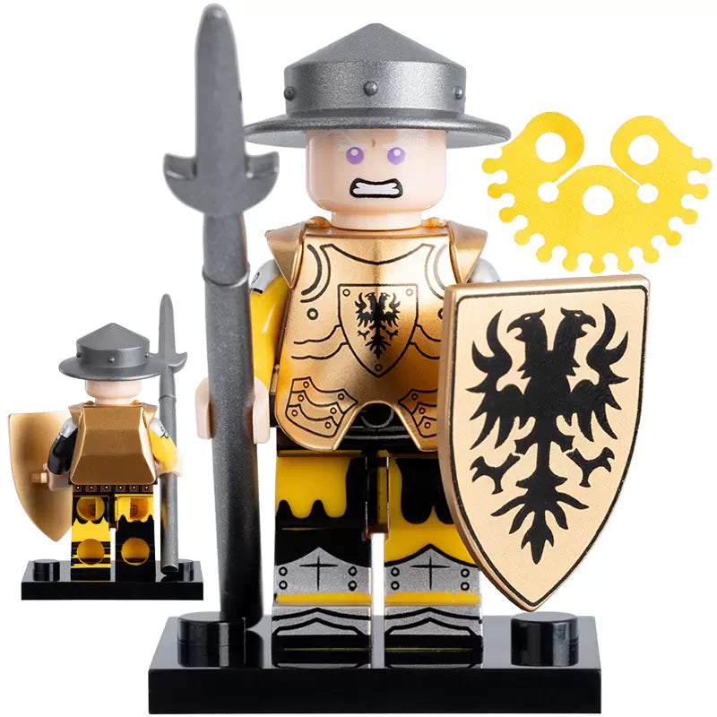 Medieval Soldier Old Fraz Custom Military Minifigure – Minifigure